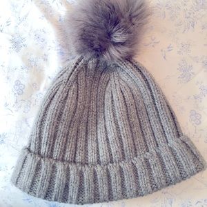 J Crew Pom Pom hat